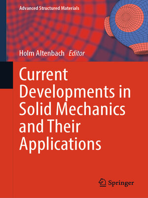 cover image of Current Developments in Solid Mechanics and Their Applications